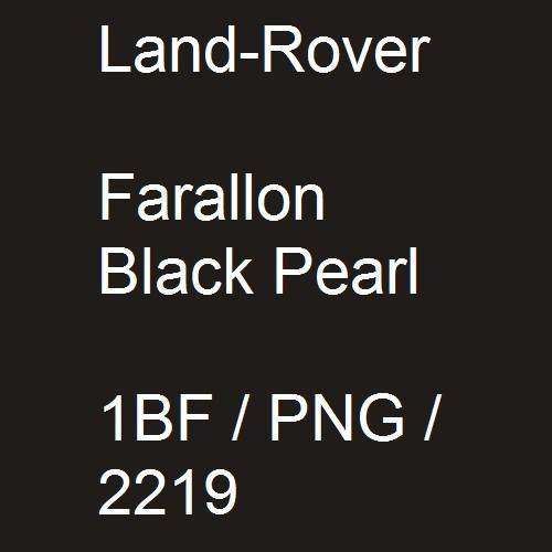 Land-Rover, Farallon Black Pearl, 1BF / PNG / 2219.